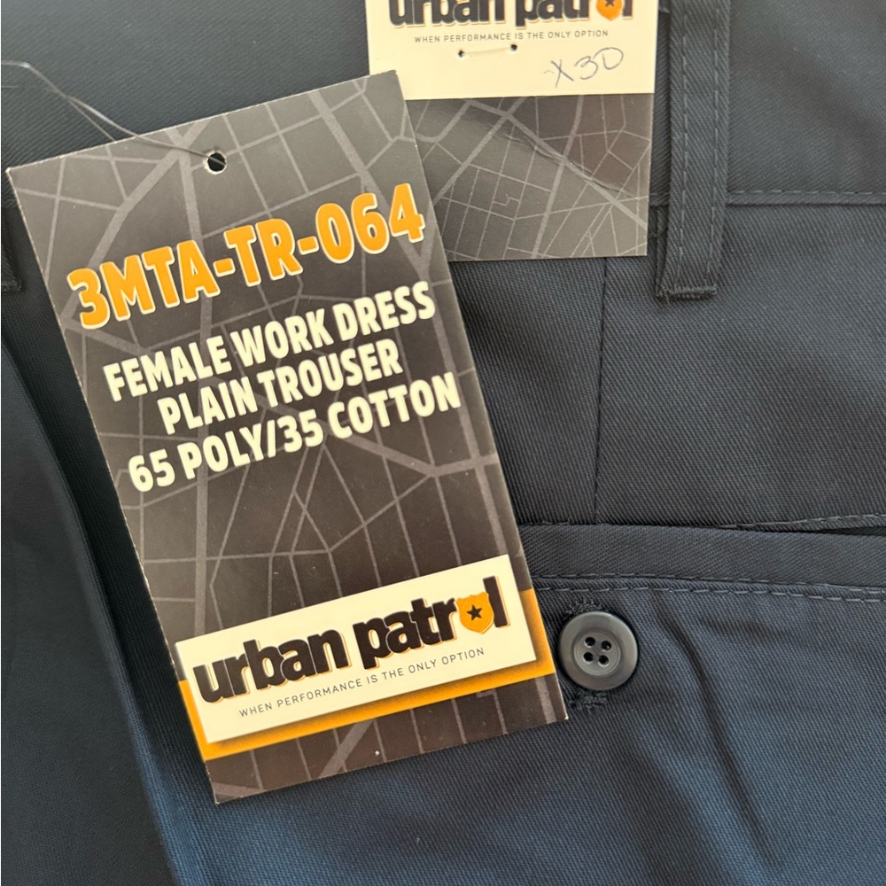 Urban Patrol Female Work Dress Plain Trousers
